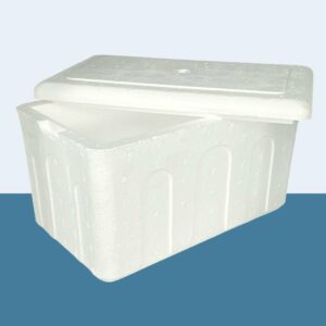 Ice Box Thermocol Chiller Tray with Lid 125 Liter 63X44X45.5cm