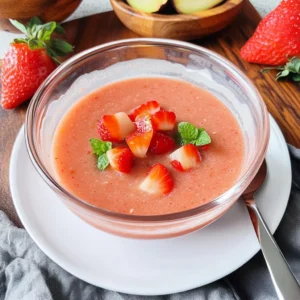 Gazpacho de Fresas
