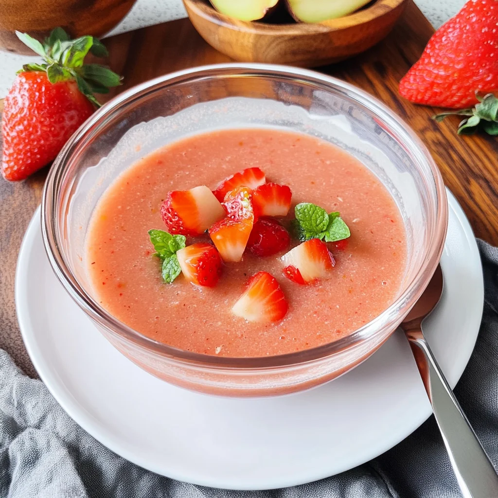 Gazpacho de Fresas