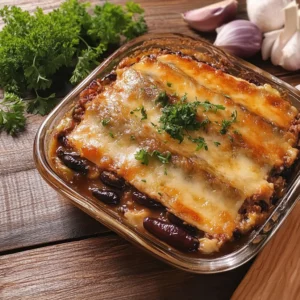 Lasaña de Berenjena y Carne Picada