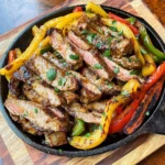 chicken and steak fajitas​