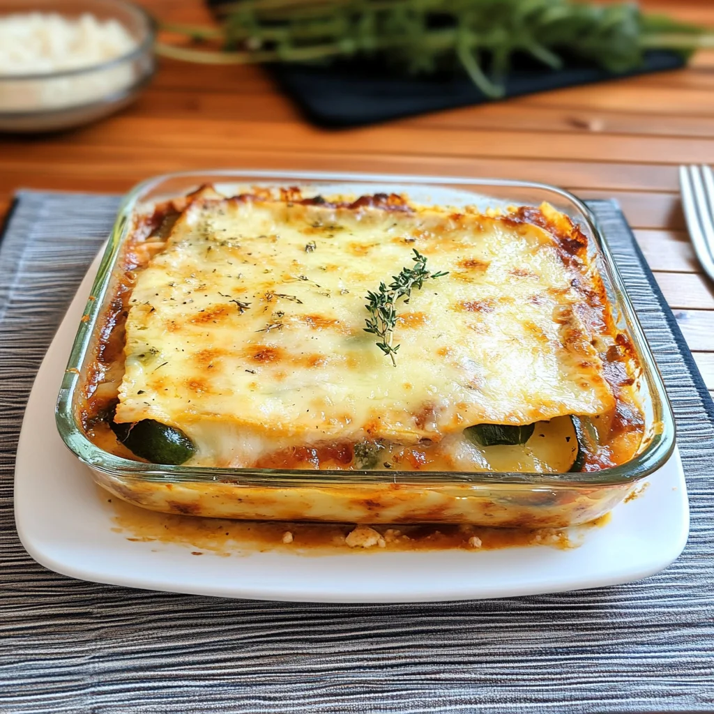 lasaña de calabacin​