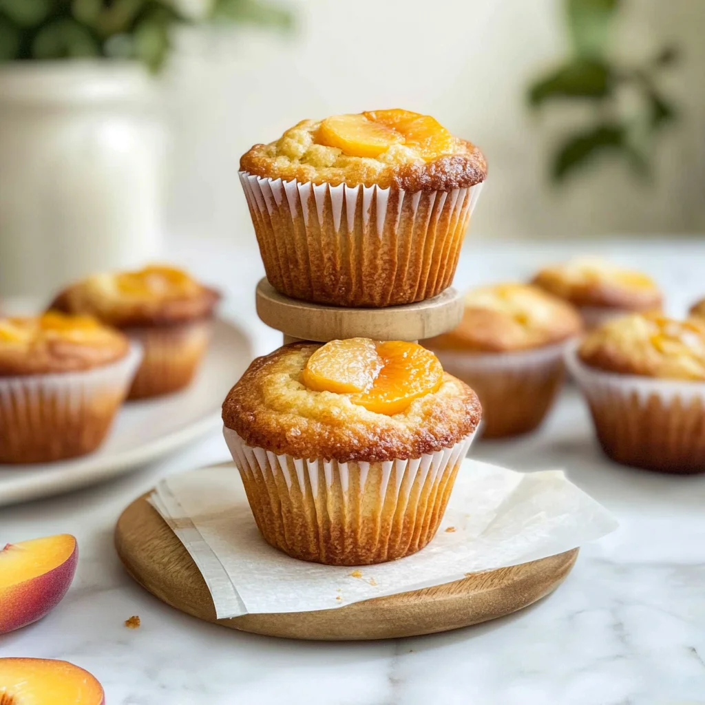 peach muffins