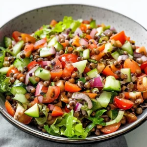 Ensalada de lentejas