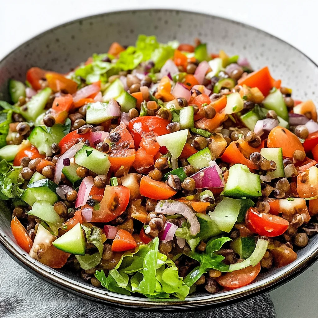 Ensalada de lentejas