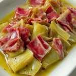 alcachofas con jamon