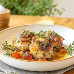 contramuslos de pollo al horno