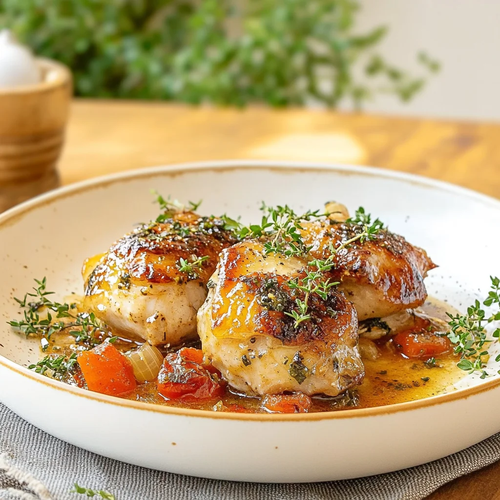 contramuslos de pollo al horno