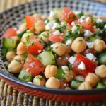 ensalada de garbanzos
