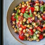 ensalada de garbanzos mediterránea