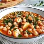 garbanzos con bacalao
