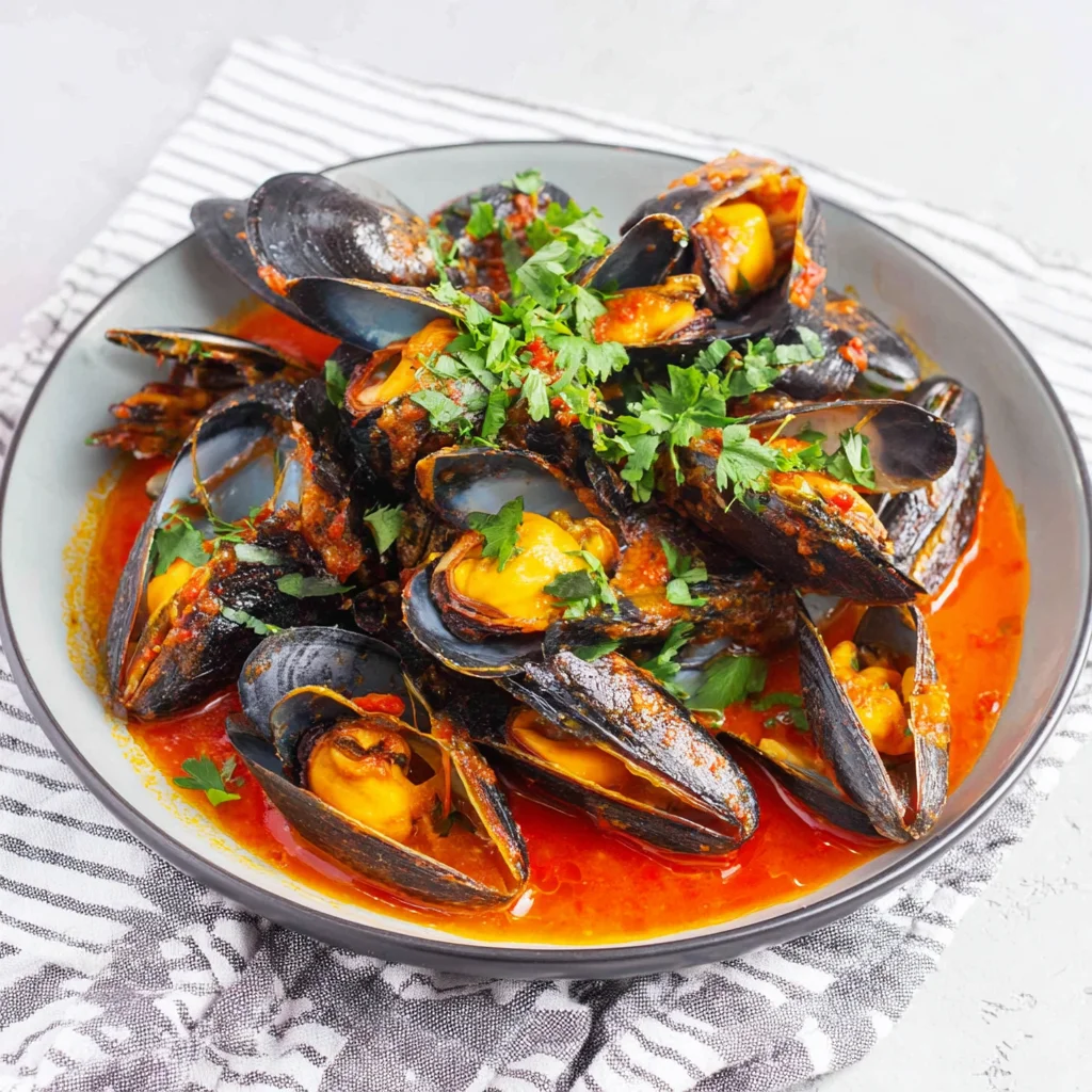 mejillones a la marinera