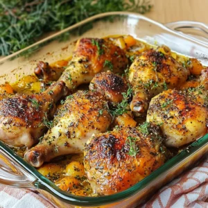 muslos de pollo al horno