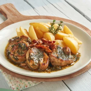 raxo con patatas