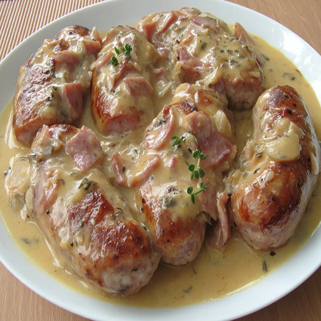 salchichas al vino