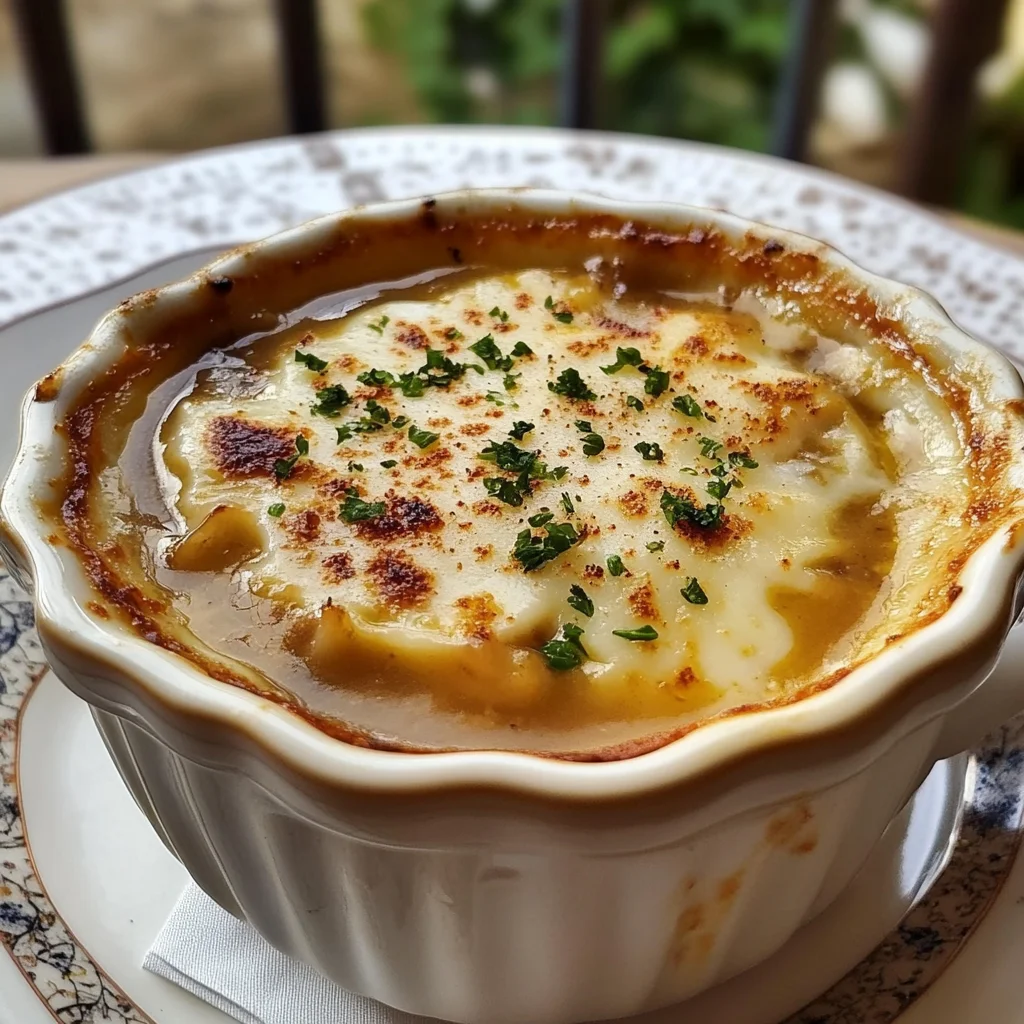 sopa de cebolla