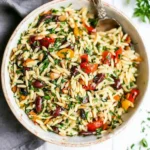 Ensalada de pasta orzo
