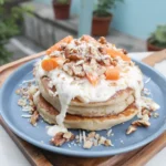 Hot cakes de zanahoria con betún