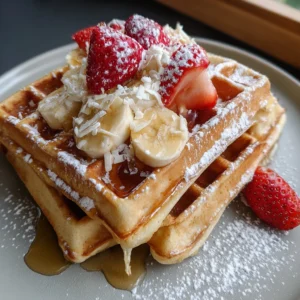 Receta de Waffles Esponjosos