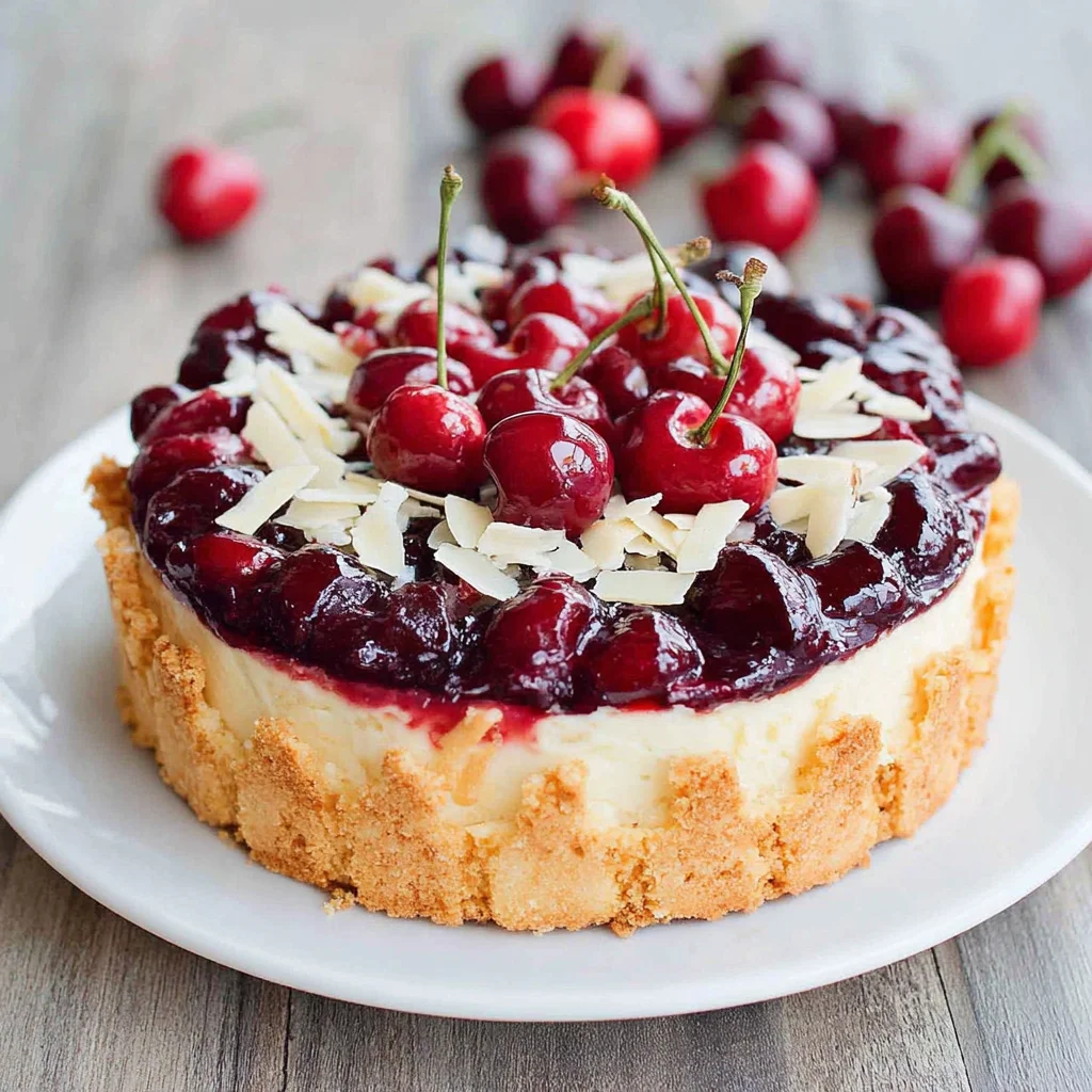 Tarta de Cerezas Casera