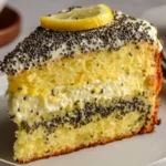 Tarta de Limón con Semillas de Amapola