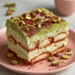 Tiramisú de pistacho italiano