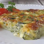 calabacín con huevos y queso