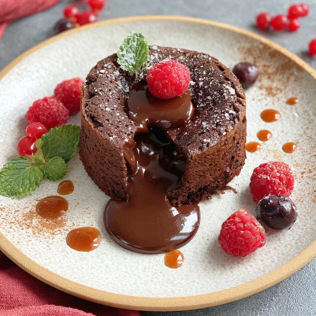 coulant de chocolate