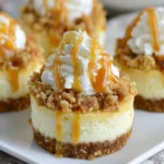 Apple Crisp Mini Cheesecakes