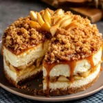 Apple Crumble Cheesecake