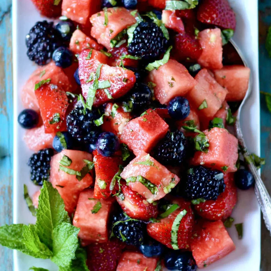 Berry Watermelon Fruit Salad: A Refreshing Summer Treat
