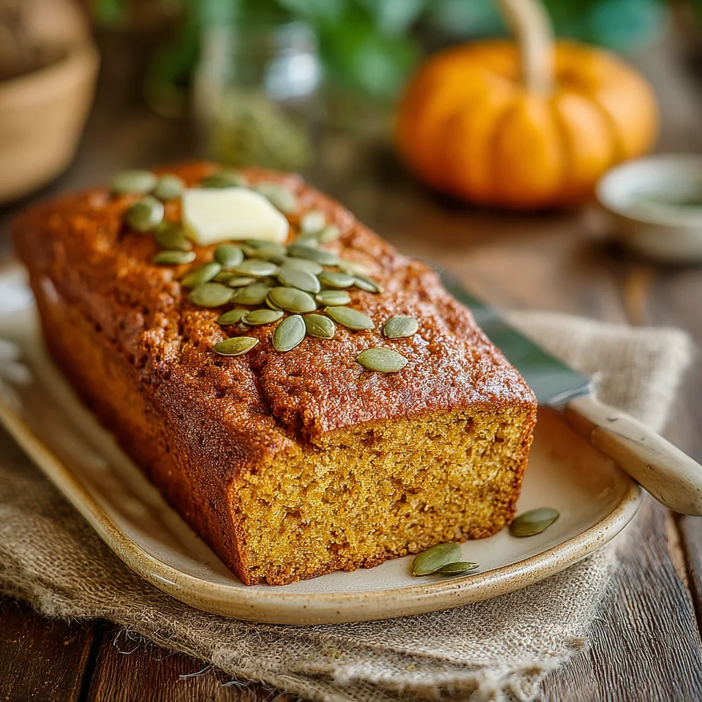 Bizcocho de calabaza saludable