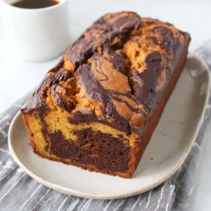 Bizcocho de calabaza y chocolate