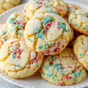 Christmas Gooey Butter Cookies