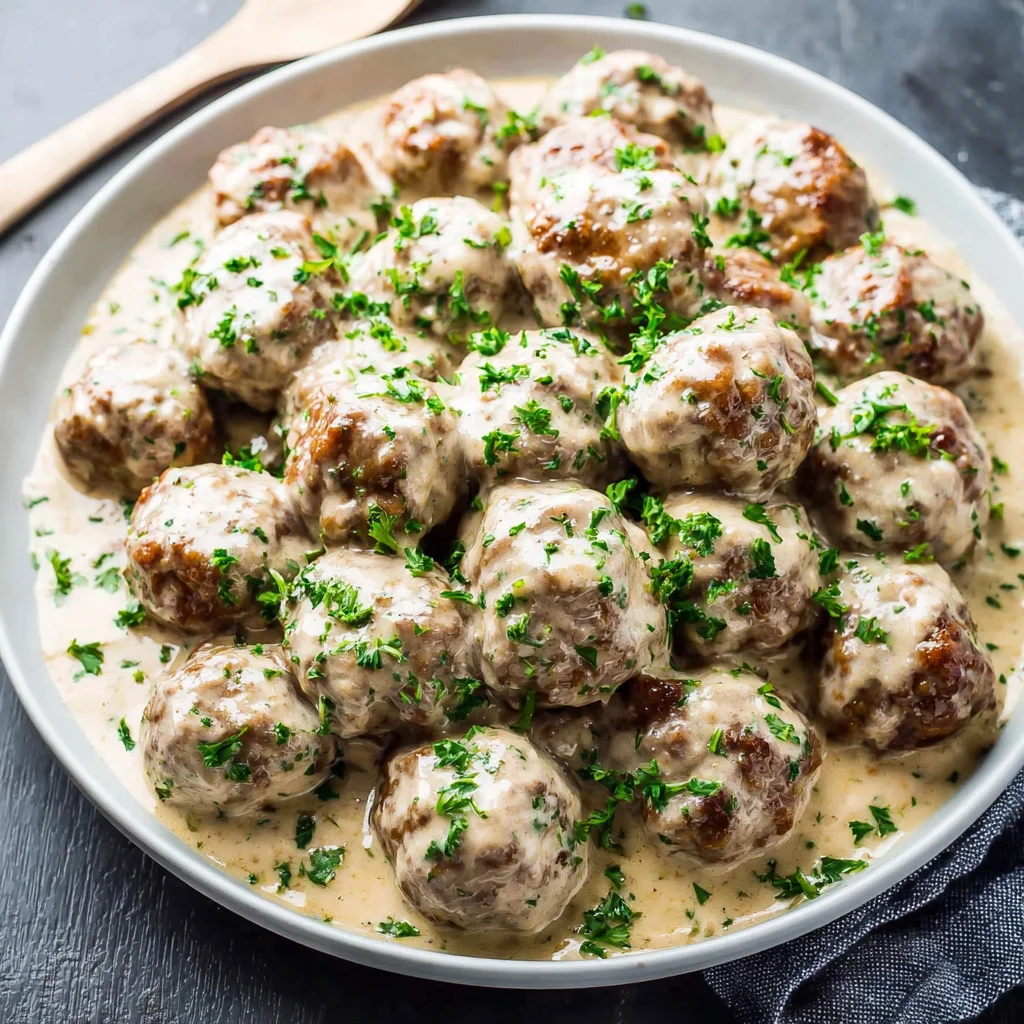 Crockpot Swedish Meatballs