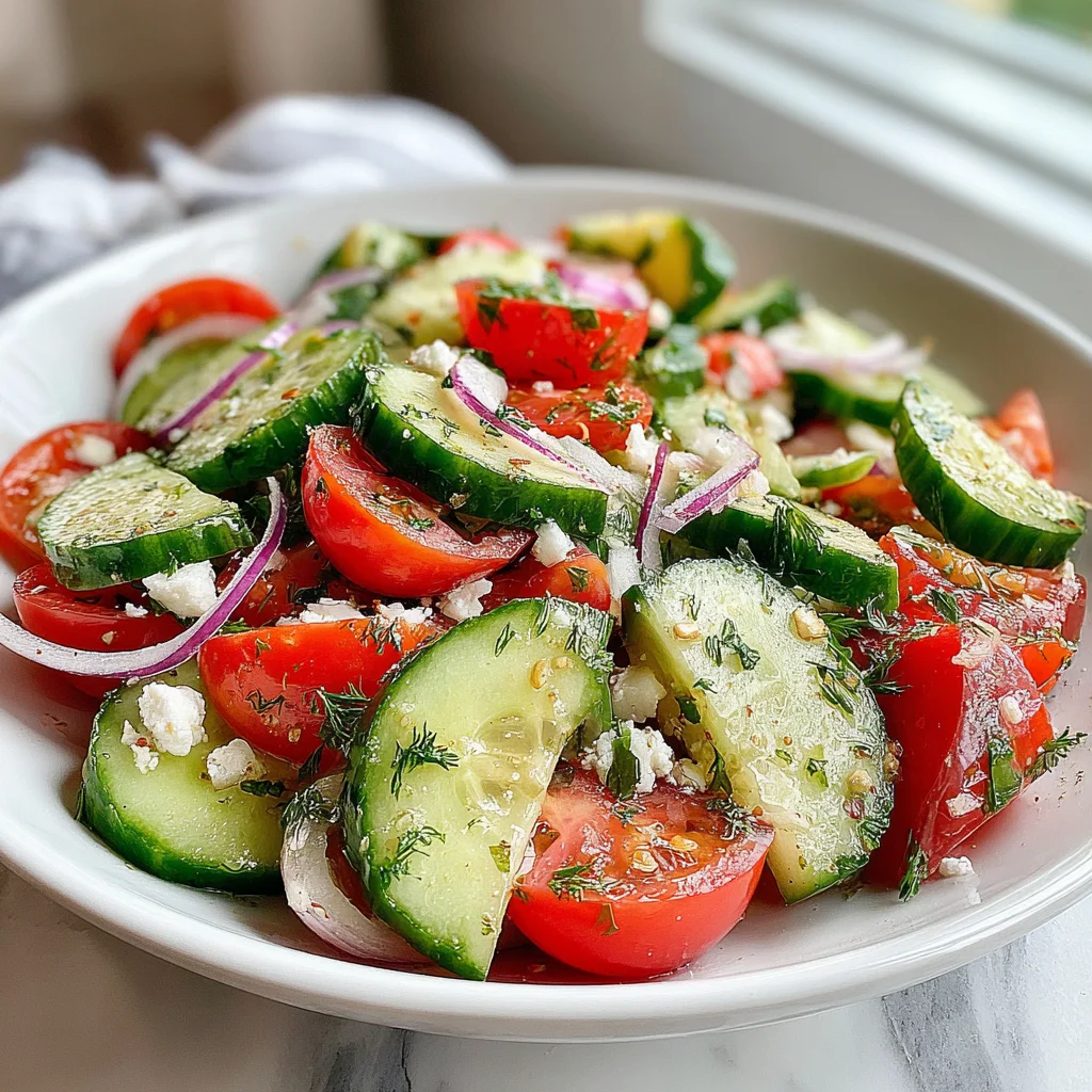 Cucumber Tomato Salad