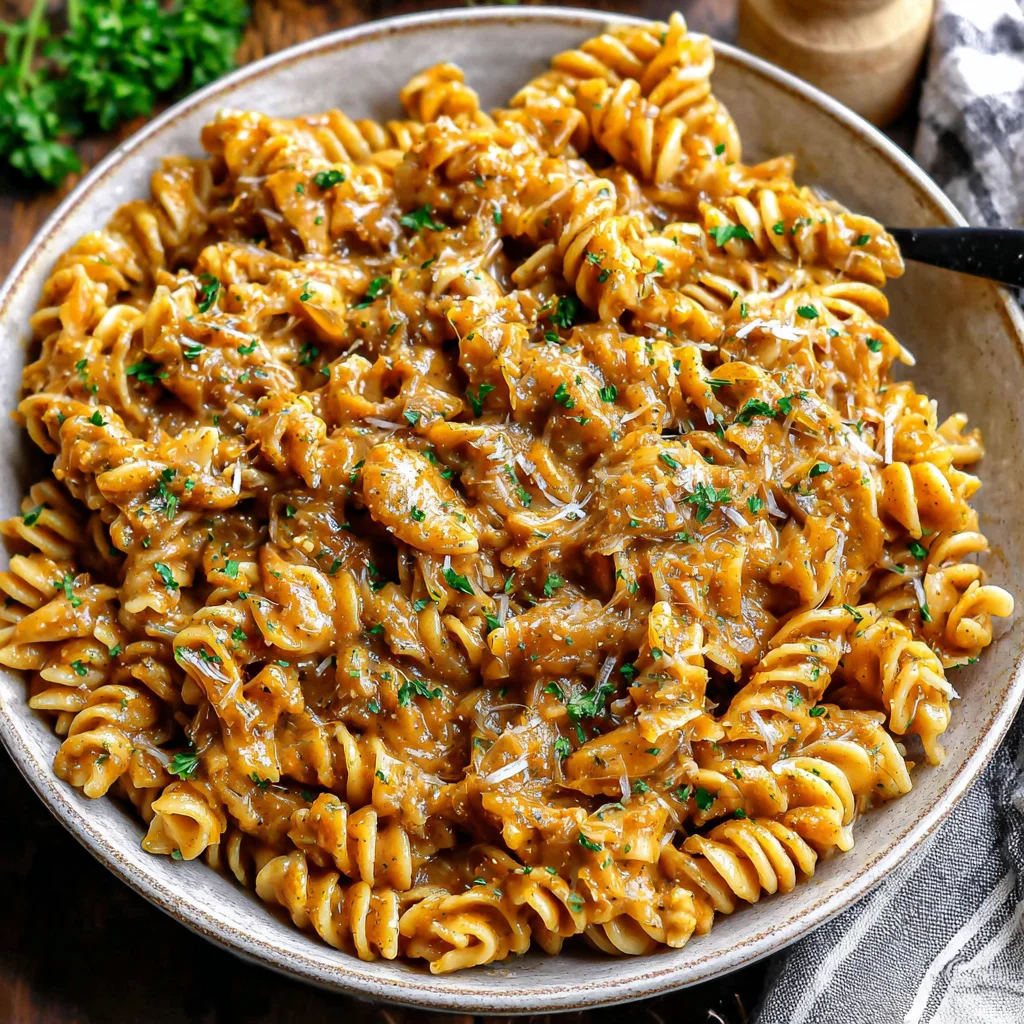 French Onion Pasta: A Symphony of Sweet and Savory