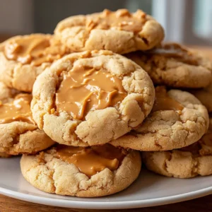 Galletas de Mantequilla de Maní Gruesas y Masticables