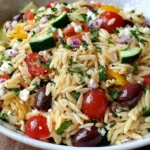 Greek Orzo Pasta Salad