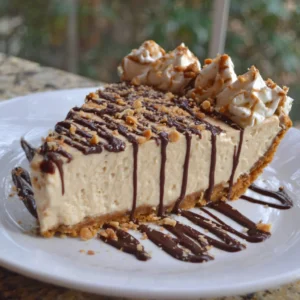 No Bake Peanut Butter Pie