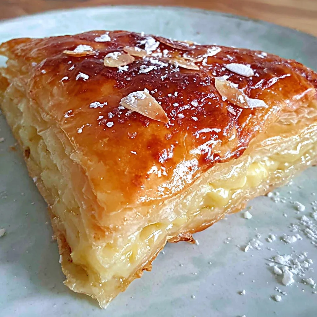 Pasteles de hojaldre con crema de limón