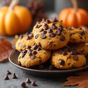 Pumpkin Chocolate Chip Cookies