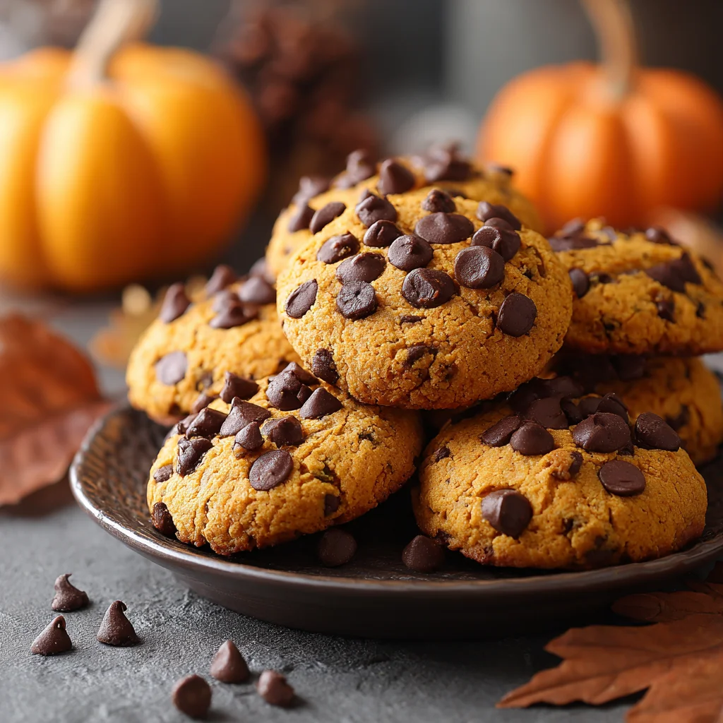 Pumpkin Chocolate Chip Cookies