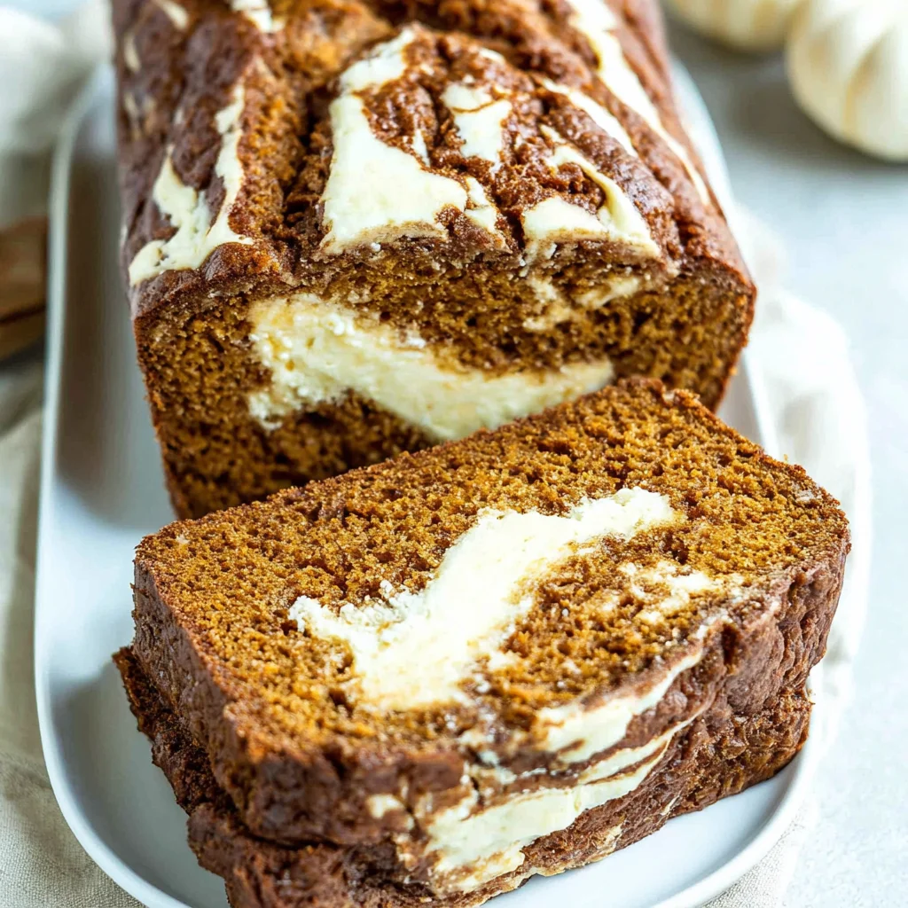 Pumpkin Cream Cheese Bread