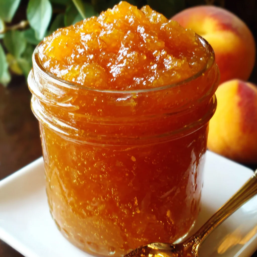 Quick Peach Jam Recipe
