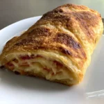Rollo de hojaldre relleno