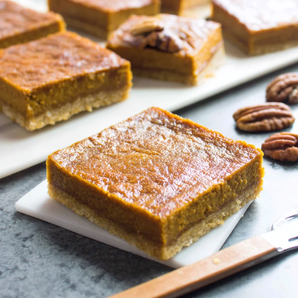 Slab Pumpkin Pie Bars