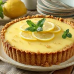 Tarta de galleta y limón