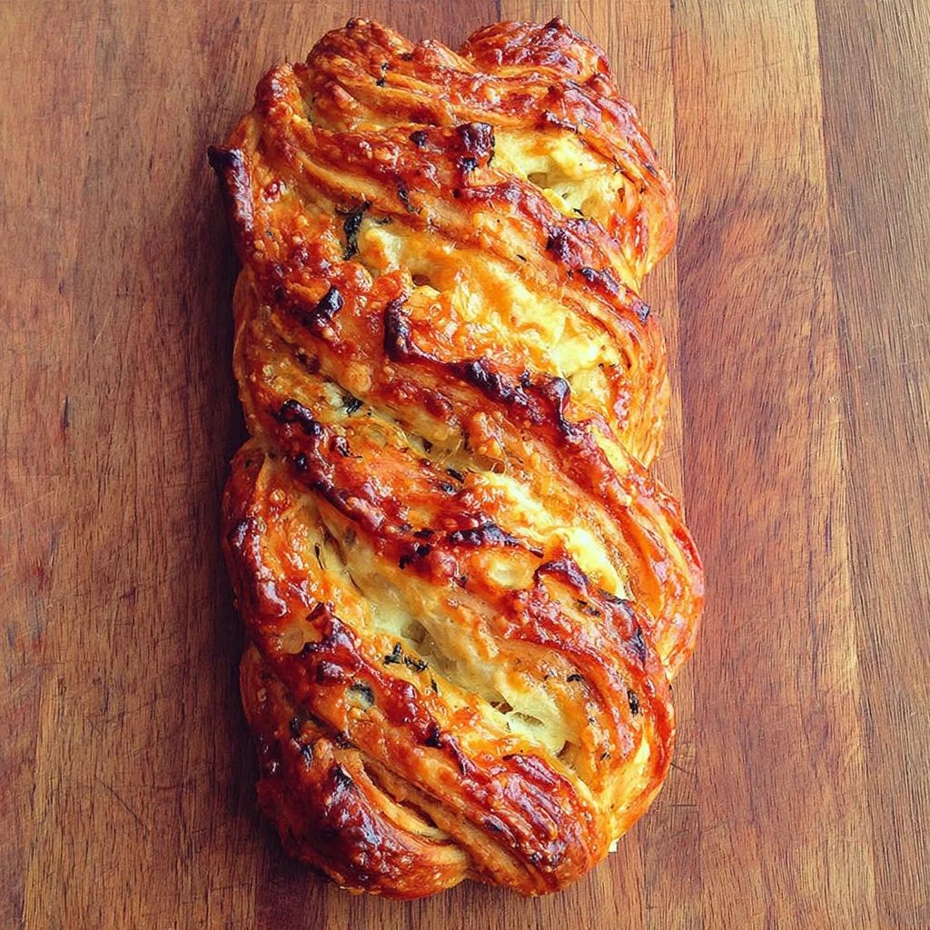 Trenza de hojaldre