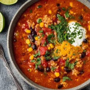 Turkey Taco Soup